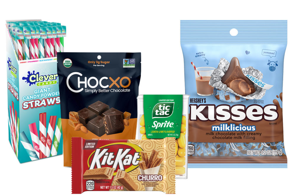 New products from Nassau Candy, Chocxo, The Hershey Co., and Ferrero North America