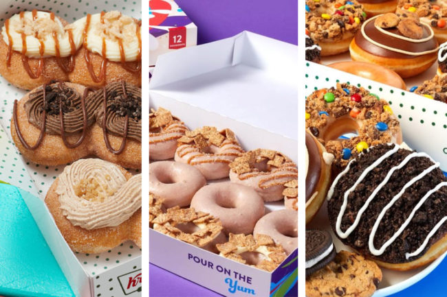 Various limited-edition Krispy Kreme collections
